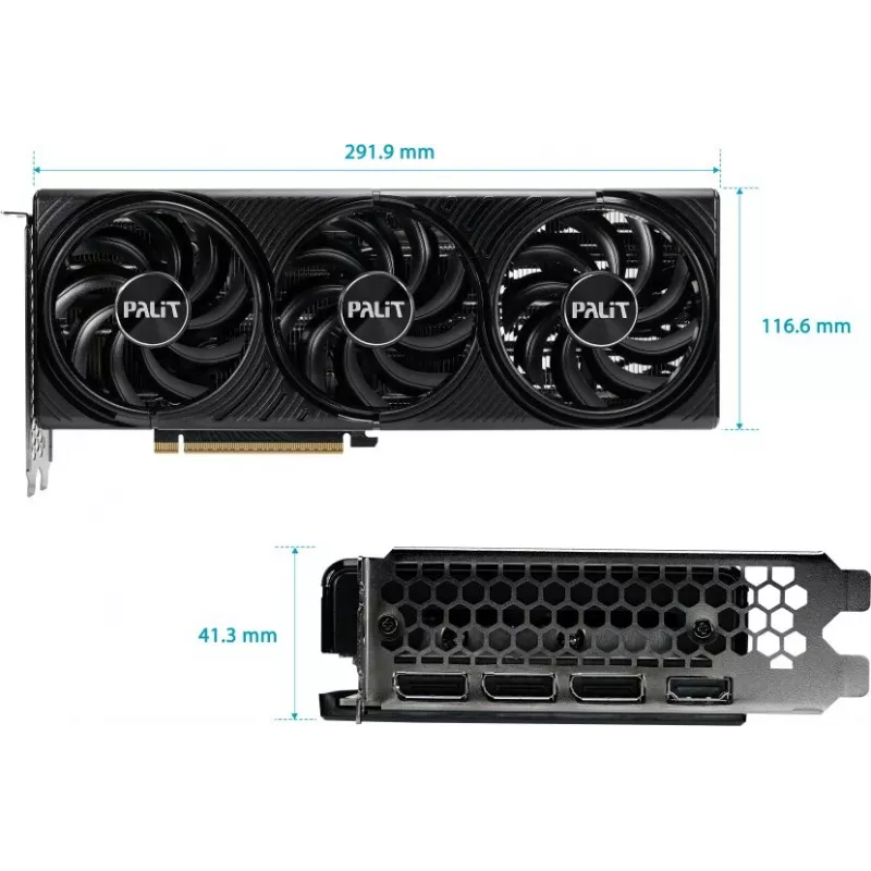 Видеокарта Palit PCI-E 5.0 PA-RTX5070 Infinity 3 OC NVIDIA GeForce RTX 5070 12Gb 192bit GDDR7 2325/28000 HDMIx1 DPx3 HDCP Ret