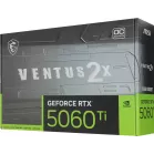 Видеокарта MSI PCI-E 5.0 RTX 5060 TI 16G VENTUS 2X OC PLUS NVIDIA GeForce RTX 5060TI 16Gb 128bit GDDR7 2617/28000 HDMIx1 DPx3 HDCP Ret