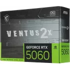 Видеокарта MSI PCI-E 5.0 RTX 5060 8G VENTUS 2X OC NVIDIA GeForce RTX 5060 8Gb 128bit GDDR7 2527/28000 HDMIx1 DPx3 HDCP Ret