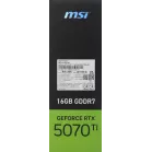 Видеокарта MSI PCI-E 5.0 RTX 5070 TI 16G GAMING TRIO OC NVIDIA GeForce RTX 5070TI 16Gb 256bit GDDR7 2572/28000 HDMIx1 DPx3 HDCP Ret