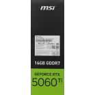 Видеокарта MSI PCI-E 5.0 RTX 5060 TI 16G GAMING OC NVIDIA GeForce RTX 5060TI 16Gb 128bit GDDR7 2647/28000 HDMIx1 DPx3 HDCP Ret