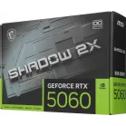 Видеокарта MSI PCI-E 5.0 RTX 5060 8G SHADOW 2X OC NVIDIA GeForce RTX 5060 8Gb 128bit GDDR7 2527/28000 HDMIx1 DPx3 HDCP Ret