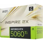 Видеокарта MSI PCI-E 5.0 RTX 5060 TI 8G INSPIRE 2X NVIDIA GeForce RTX 5060TI 8Gb 128bit GDDR7 2572/28000 HDMIx1 DPx3 HDCP Ret