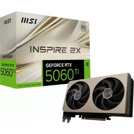 Видеокарта MSI PCI-E 5.0 RTX 5060 TI 8G INSPIRE 2X OC NVIDIA GeForce RTX 5060TI 8Gb 128bit GDDR7 2617/28000 HDMIx1 DPx3 HDCP Ret