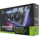 Видеокарта MSI PCI-E 5.0 RTX 5070 TI 16G GAMING TRIO NVIDIA GeForce RTX 5070TI 16Gb 256bit GDDR7 2452/28000 HDMIx1 DPx3 HDCP Ret