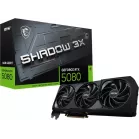 Видеокарта MSI PCI-E 5.0 RTX 5080 16G SHADOW 3X NVIDIA GeForce RTX 5080 16Gb 256bit GDDR7 2617/30000 HDMIx1 DPx3 HDCP Ret