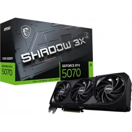 Видеокарта MSI PCI-E 5.0 RTX 5070 12G SHADOW 3X NVIDIA GeForce RTX 5070 12Gb 192bit GDDR7 2512/28000 HDMIx1 DPx3 HDCP Ret