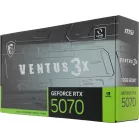 Видеокарта MSI PCI-E 5.0 RTX 5070 12G VENTUS 3X NVIDIA GeForce RTX 5070 12Gb 192bit GDDR7 2512/28000 HDMIx1 DPx3 HDCP Ret