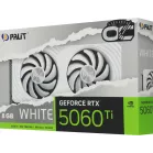 Видеокарта Palit PCI-E 5.0 PA-RTX5060Ti WHITE OC NVIDIA GeForce RTX 5060TI 8Gb 128bit GDDR7 2407/28000 HDMIx1 DPx3 HDCP Ret
