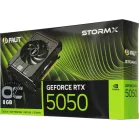 Видеокарта Palit PCI-E 5.0 PA-RTX5050 STORMX OC NVIDIA GeForce RTX 5050 8Gb 128bit GDDR6 2317/20000 HDMIx1 DPx3 HDCP Ret