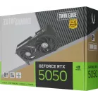 Видеокарта Zotac PCI-E 5.0 RTX 5050 TWIN EDGE NVIDIA GeForce RTX 5050 8Gb 128bit GDDR6 2572/20000 HDMIx1 DPx3 HDCP Ret