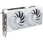 Видеокарта Asus PCI-E 5.0 DUAL-RTX5060TI-O8G-WHITE NVIDIA GeForce RTX 5060TI 8Gb 128bit GDDR7 2602/28000 HDMIx1 DPx3 HDCP Ret