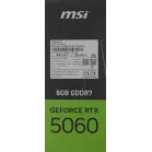 Видеокарта MSI PCI-E 5.0 RTX 5060 8G VENTUS 3X OC NVIDIA GeForce RTX 5060 8Gb 128bit GDDR7 2535/28000 HDMIx1 DPx3 HDCP Ret