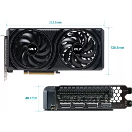 Видеокарта Palit PCI-E 5.0 PA-RTX5060 INFINITY 2 OC NVIDIA GeForce RTX 5060 8Gb 128bit GDDR7 2280/28000 HDMIx1 DPx3 HDCP Ret