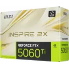 Видеокарта MSI PCI-E 5.0 RTX 5060 TI 16G INSPIRE 2X NVIDIA GeForce RTX 5060TI 16Gb 128bit GDDR7 2572/28000 HDMIx1 DPx3 HDCP Ret