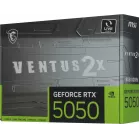 Видеокарта MSI PCI-E 5.0 RTX 5050 8G VENTUS 2X NVIDIA GeForce RTX 5050 8Gb 128bit GDDR6 2572/20000 HDMIx1 DPx3 HDCP Ret