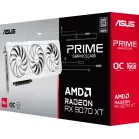 Видеокарта Asus PCI-E 5.0 PRIME-RX9070XT-O16GWHITE AMD Radeon RX 9070XT 16Gb 256bit GDDR6 2460/20000 HDMIx1 DPx3 HDCP Ret