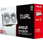 Видеокарта Asus PCI-E 5.0 DUAL-RX9060XT-16G-WHITE AMD Radeon RX 9060XT 16Gb 128bit GDDR6 2620/20000 HDMIx1 DPx2 HDCP Ret