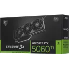 Видеокарта MSI PCI-E 5.0 RTX 5060 Ti 8G SHADOW 3X OC CLASSIC NVIDIA GeForce RTX 5060TI 8Gb 128bit GDDR7 2602/28000 HDMIx1 DPx3 HDCP Ret
