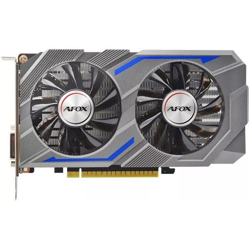 Видеокарта Afox PCI-E 3.0 GTX1650 NVIDIA GeForce GTX 1650 4Gb 128bit GDDR6 1410/12000 DVIx1 HDMIx1 DPx1 HDCP white box