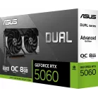 Видеокарта Asus PCI-E 5.0 DUAL-RTX5060-O8G-A NVIDIA GeForce RTX 5060 8Gb 128bit GDDR7 2550/28000 HDMIx1 DPx3 HDCP Ret
