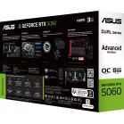 Видеокарта Asus PCI-E 5.0 DUAL-RTX5060-O8G-A NVIDIA GeForce RTX 5060 8Gb 128bit GDDR7 2550/28000 HDMIx1 DPx3 HDCP Ret