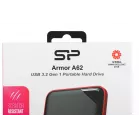 Жесткий диск Silicon Power USB3.1 2TB SP020TBPHD62SS3K A62S Armor 2.5" черный/красный