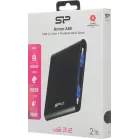 Жесткий диск Silicon Power USB3.0 2TB SP020TBPHDA80S3K A80 Armor 2.5" черный