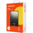 Жесткий диск A-Data USB3.1 2TB AHV620S-2TU31-CBK HV620S 2.5" черный