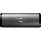 Накопитель SSD A-Data USB-C 512Gb ASE760-512GU32G2-CTI SE760 1.8" серый