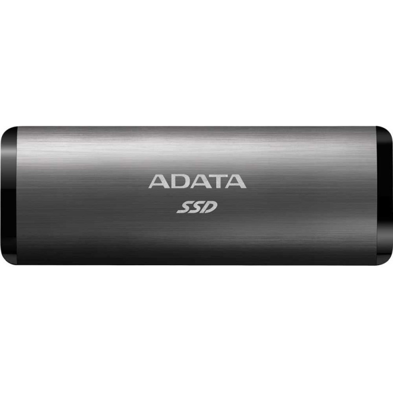 Накопитель SSD A-Data USB-C 512Gb ASE760-512GU32G2-CTI SE760 1.8" серый