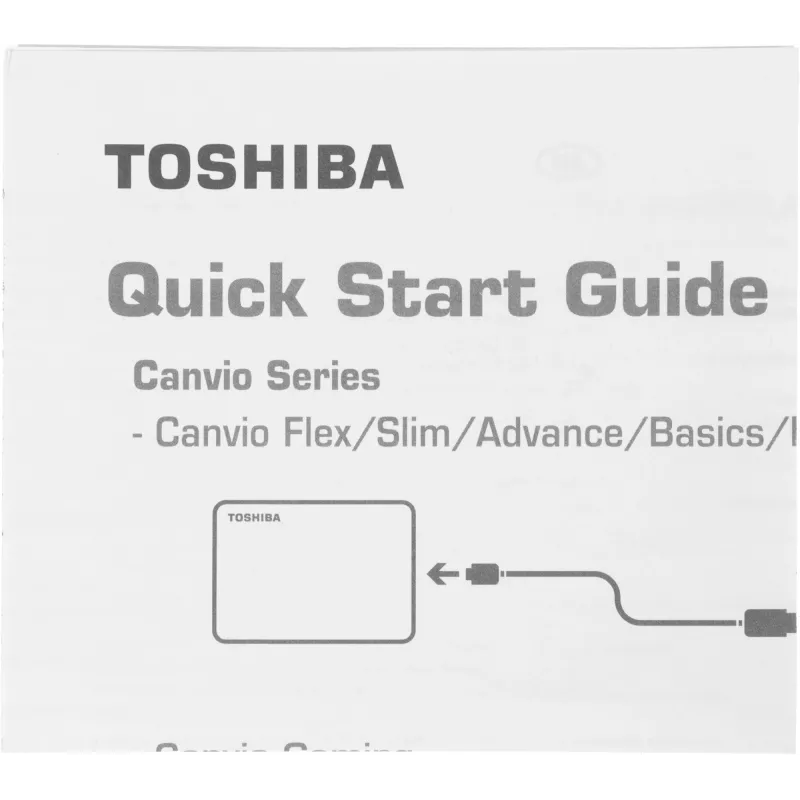 Жесткий диск Toshiba USB3.0 1TB HDTP310EK3AA Canvio Ready 2.5" черный