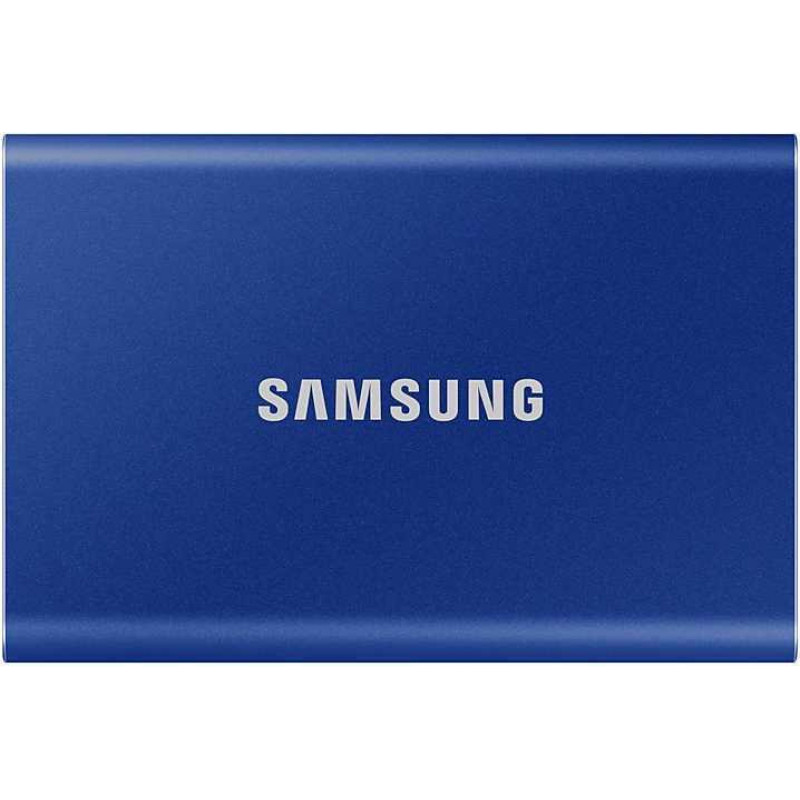 Накопитель SSD Samsung USB-C 2Tb MU-PC2T0H/WW T7 1.8" синий Накопитель SSD Samsung USB-C 2Tb MU-PC2T0H/WW T7 1.8" синий