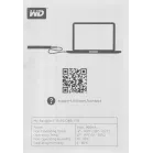 Жесткий диск WD USB3.2 Gen1 4TB WDBPKJ0040BRD-WESN My Passport 2.5" красный