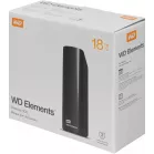 Жесткий диск WD USB3.0 18TB WDBWLG0180HBK-EESN Elements Desktop 3.5" черный