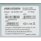 Жесткий диск Hikvision USB 3.0 1Tb HS-EHDD-T30 T1 GRAY T30 2.5