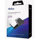 Накопитель SSD Netac USB-C 2000Gb NT01Z7S-002T-32BK Z7S 2.5