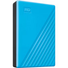Жесткий диск WD USB 3.0 4Tb WDBPKJ0040BBL-WESN My Passport 2.5" голубой