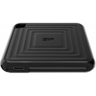 Накопитель SSD Silicon Power USB-C 512Gb SP512GBPSDPC60CK PC60 1.8" черный