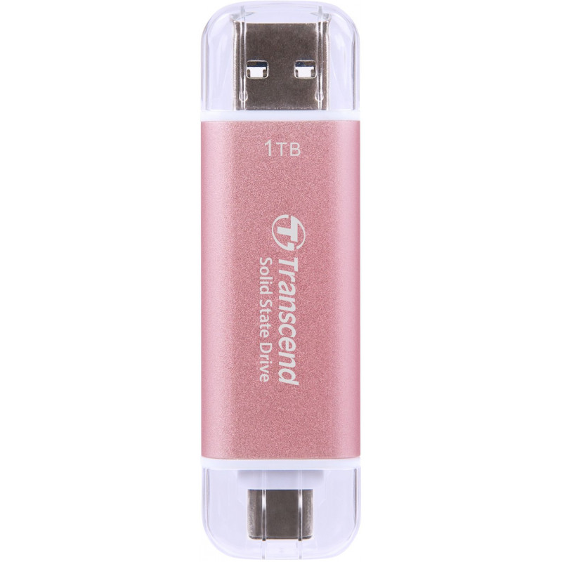 Накопитель SSD Transcend USB-C 1TB TS1TESD310P розовый USB-A