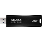 Накопитель SSD A-Data USB 3.1 500GB SC610-500G-CBK/RD SC610 1.8