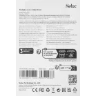 Накопитель SSD Netac USB-C 120GB NT01Z6S-120G-32SL Z6S 2.5" серебристый