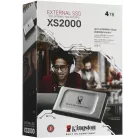 Накопитель SSD Kingston USB3.2 Gen2x2 4TB SXS2000/4000GA XS2000 серебристый