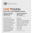 Жесткий диск Seagate USB3.0 16TB STLC16000402 One Touch Hub 3.5" черный