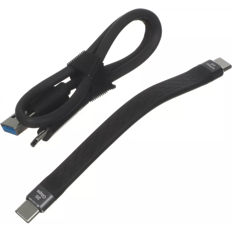 Накопитель SSD Netac USB-C 512GB NT01ZX20II-512-32BK ZX20 II черный