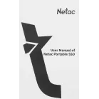 Накопитель SSD Netac USB-C 512GB NT01ZX20II-512-32BK ZX20 II черный