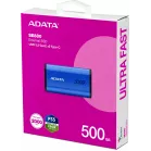 Накопитель SSD A-Data USB-C 500GB AELI-SE880-500GCBU SE880 2.5" синий