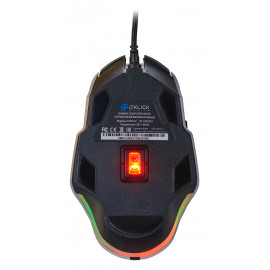 Мышь Оклик 915G HELLWISH V2 черный/серый оптическая (4800dpi) USB (6but)