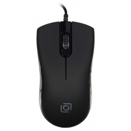Мышь Оклик 375M черный оптическая (1000dpi) USB (3but)