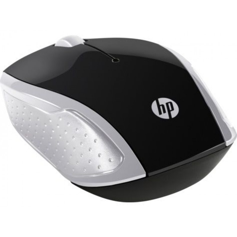 Мышь HP 200 Pk серебристый оптическая (1000dpi) беспроводная USB для ноутбука (2but)